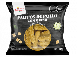 Palito de pollo sabor Queso IQF x 1 kg