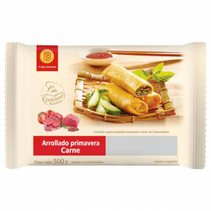 Arrolladitos primavera de carne x 12 uds