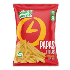 MIVE0001 - PAPAS PREFRITAS MINUTO VERDE 7 MM 4 X 2,5 KG