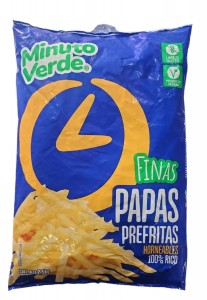 PAPAS PREFRITAS MINUTO VERDE 7 MM 4 X 2,5 KG