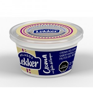 Vasito Lekker 220 Cc Crema Marmolada C/Frutos Del Bosque - 18 ud