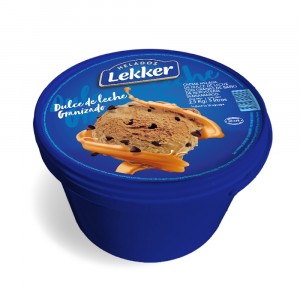 Lekker 5 Lt Dulce De Leche Granizado