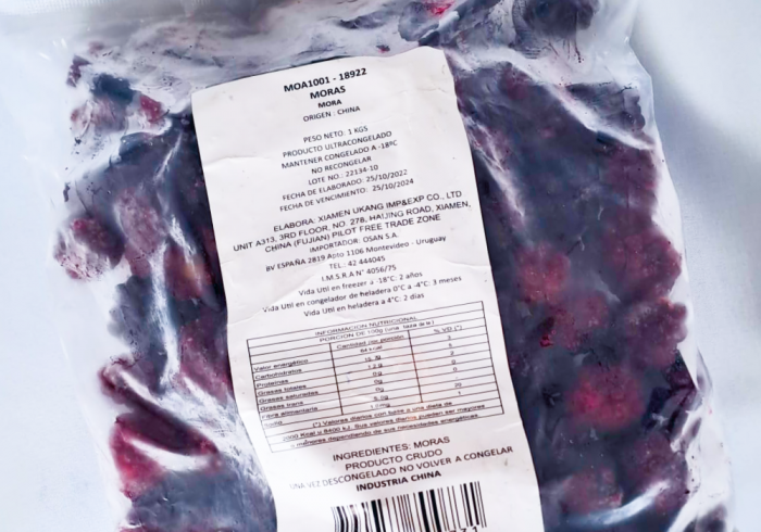 Moras Enteras Congeladas - 1 Kg