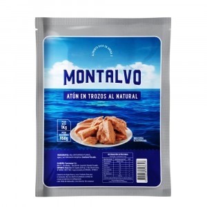 Trozos De Atun Al Natural Montalvo - 1 Kg