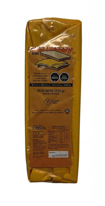 Bloque sabor Cheddar 1.5kg