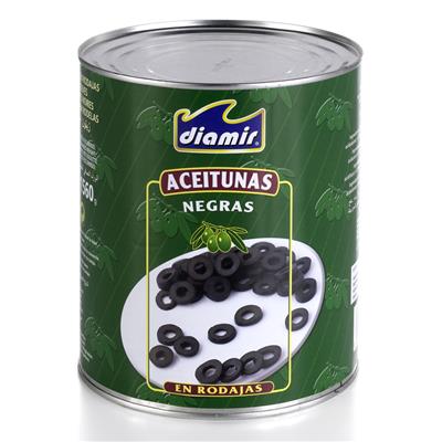 Aceituna Negra Laminada - 3,1 Kg