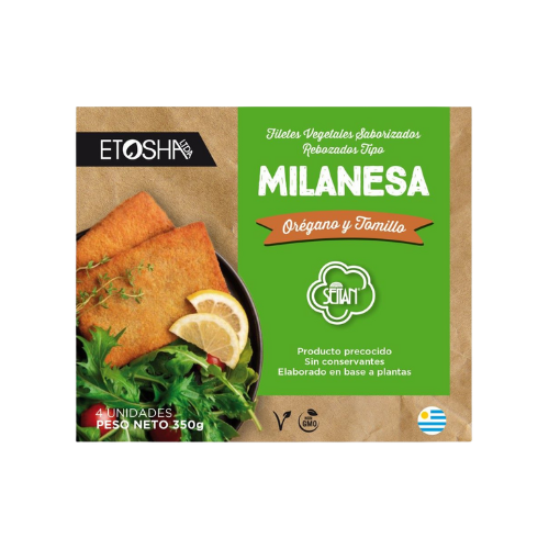 Milanesa de seitán 80g x 10u