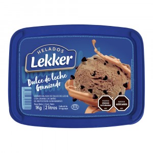 Lekker 2 Lt Dulce De Leche Granizado