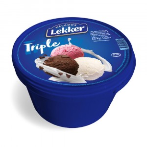 Lekker 5 Lt Frutilla / Crema / Chocolate