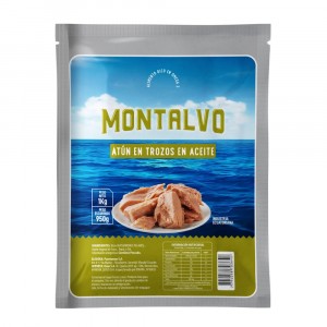 Trozos De Atun En Aceite Montalvo - 1 Kg