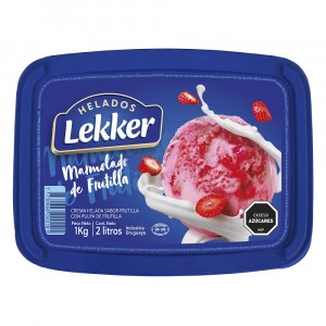 Lekker 2 Lt Frutilla Marmolada C/Pulpa De Frutilla