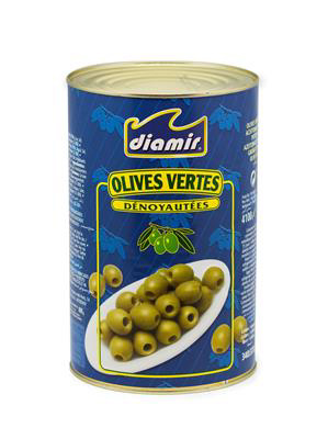 Aceituna Verde Deshuesada 340/370 Diamir -  4,1 Kg