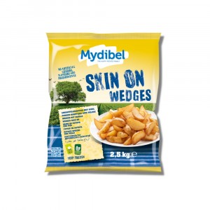 Papas Fritas Rusticas En Gajos Mydibel (Skin On Wedges) - 2,5 Kg