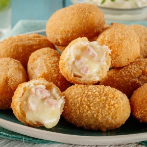 Mini Croquetas Con Jamon Y Queso - 6 Kg