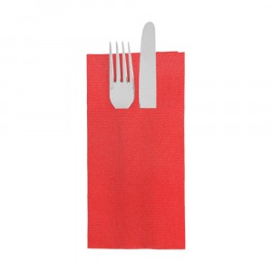 Servilleta Rojo Double Point Canguro Ecolabel 39X40 Cm - 50 Uds